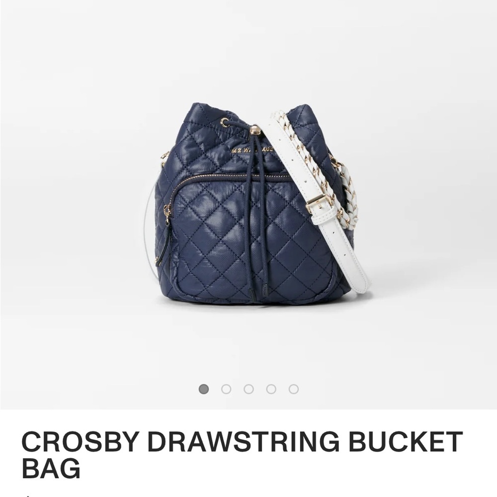 MZ WALLACE CROSBY DRAWSTRING BUCKET BAG